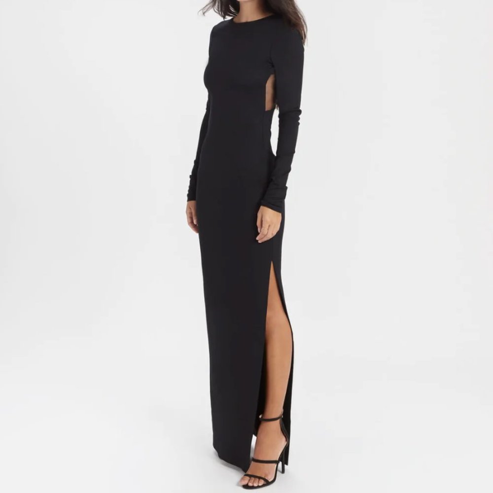Marcella Roxanne Black Evening Dress